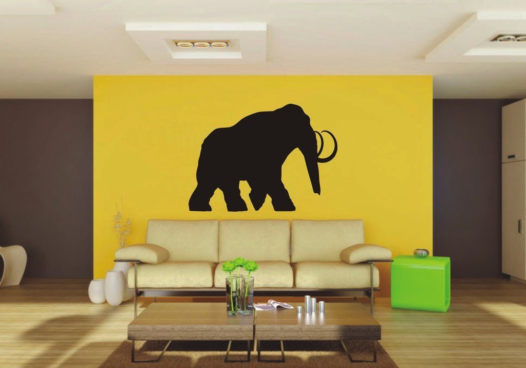 Picniva Mammoth Sty2 Vinyl Wall Decal, Approx 22 x 19.95 in, Removable
