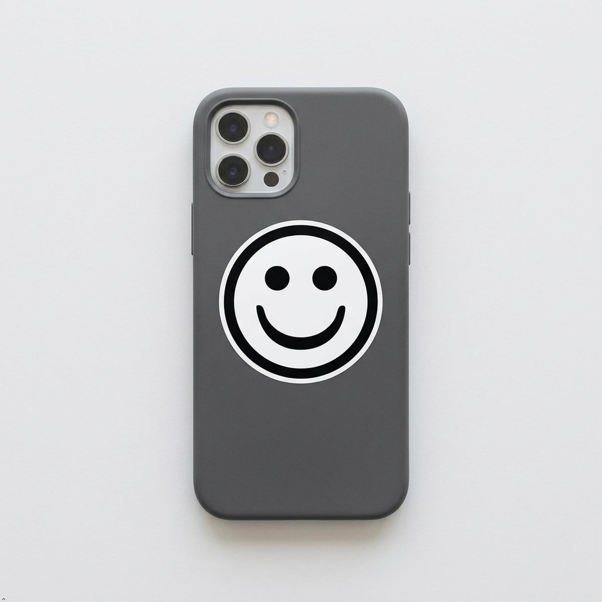 Decaltor Happy Face Vinyl Decal for Car Window Laptop, 3 in