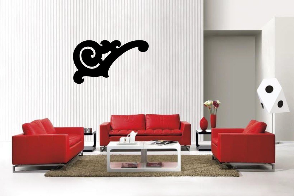 Picniva Scroll Style32 Wall Decal Removable Home Decor