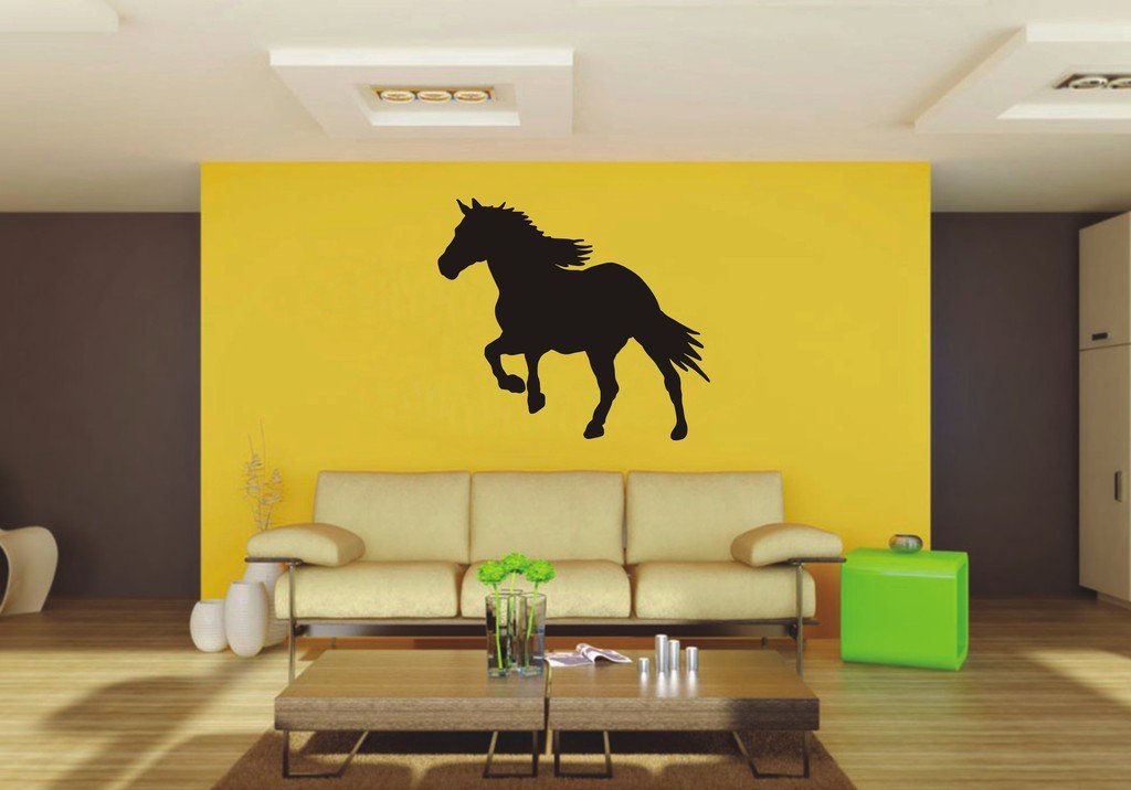 Picniva Horse Sty2 Vinyl Wall Decal, Approx 22 x 19.61 in, Removable