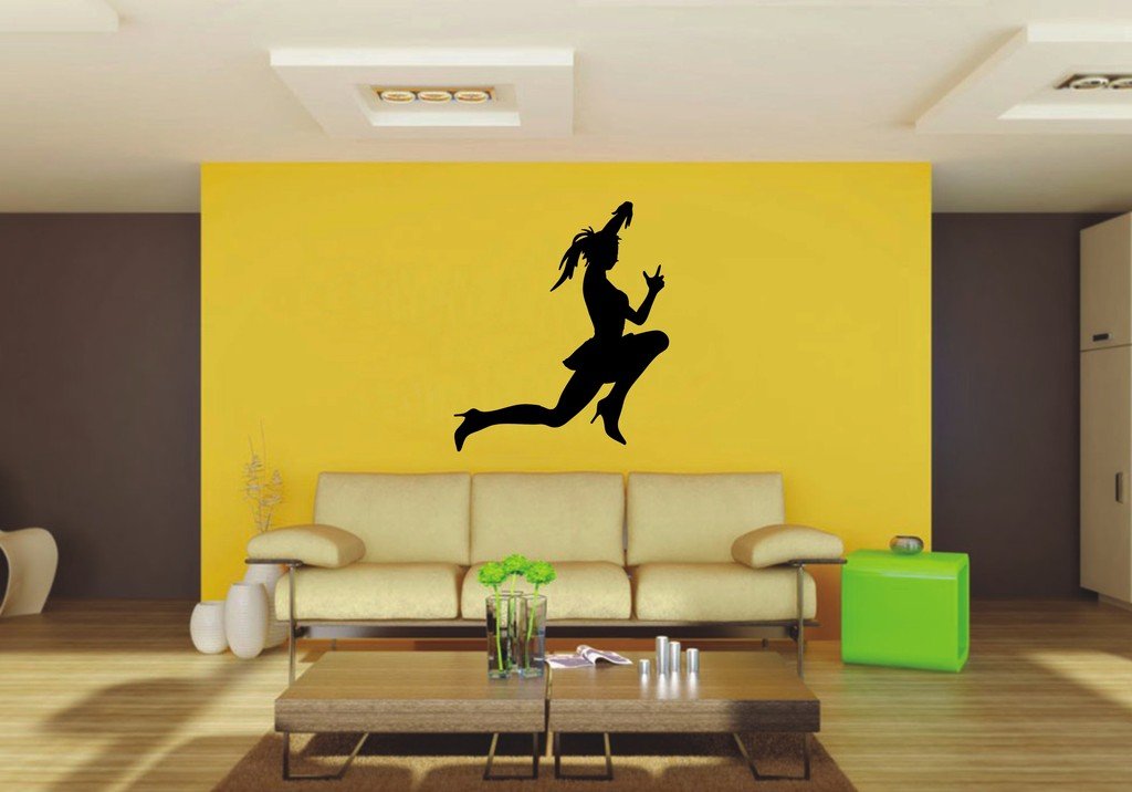 Picniva 22x25.57 Girl Style 1 Vinyl Wall Decal Figure
