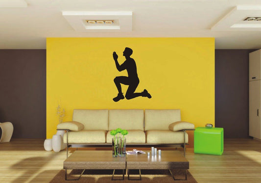 Picniva Man Sty12 Vinyl Wall Decal, Approx 22 x 30.82 in, Removable