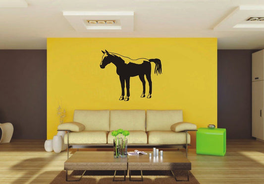 Picniva Horse Sty25 Vinyl Wall Decal, Approx 22 x 18.2 in, Removable