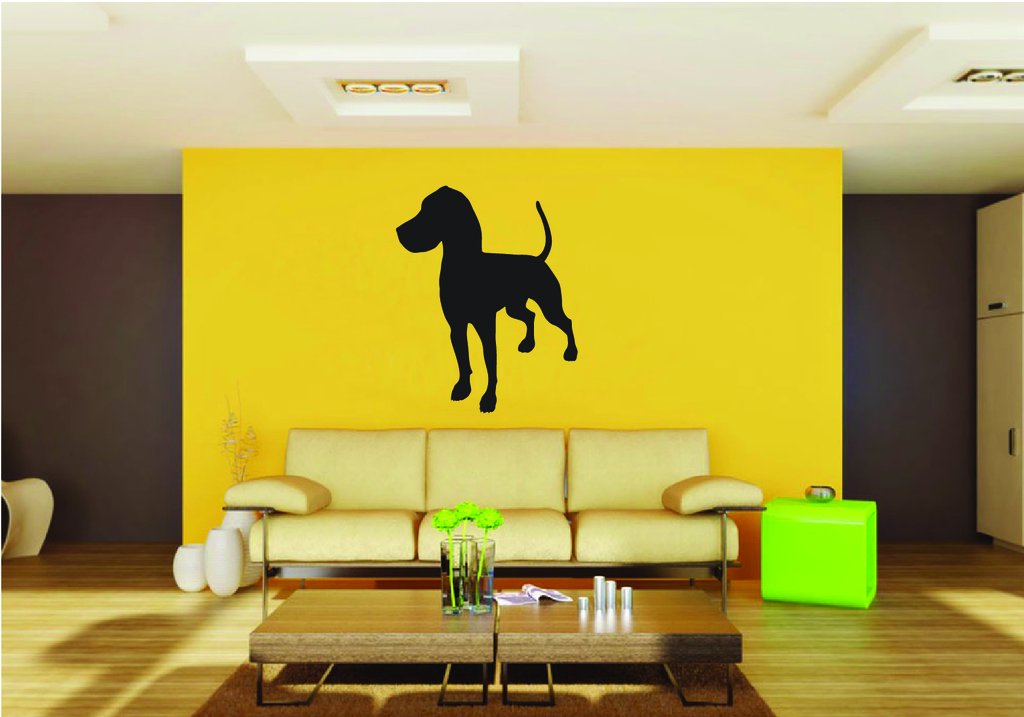 Picniva Great Dane Dog Style 35a Removable Vinyl Wall Decal