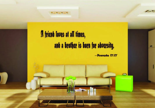 Picniva Proverbs Scripture Removable Vinyl Wall Decal