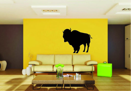 Picniva Bison Sty3a Vinyl Wall Decal, Approx 22 x 18.95 in, Removable
