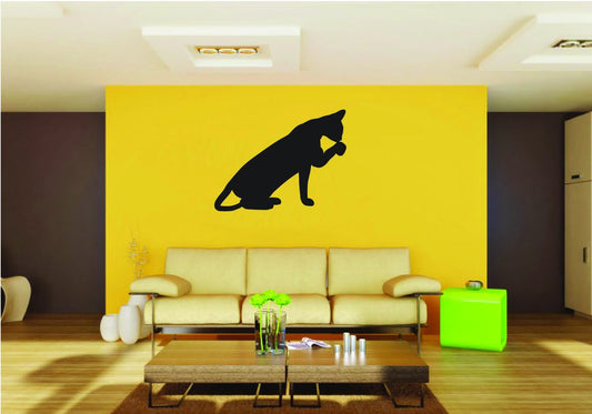 Picniva Oriental Cat Style 5 Removable Vinyl Wall Decal