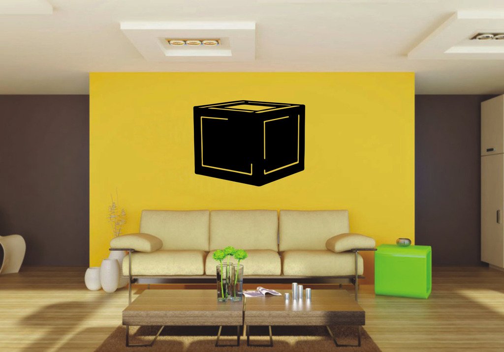 Picniva Box Graphic Removable Vinyl Wall Decal