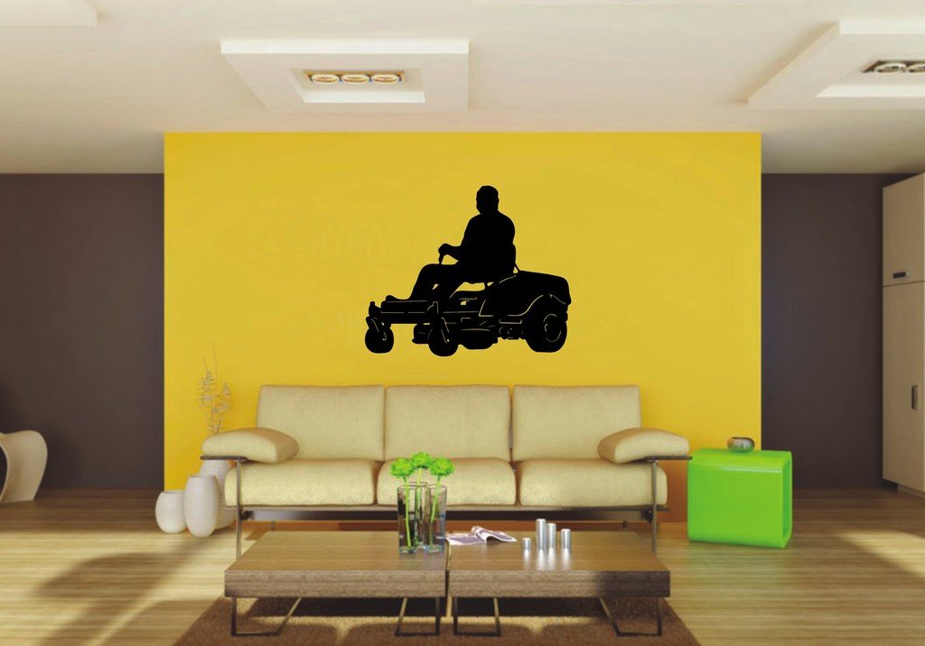 Picniva 22x18.24 Lawn Mower Style 7 Vinyl Wall Decal Motorsport