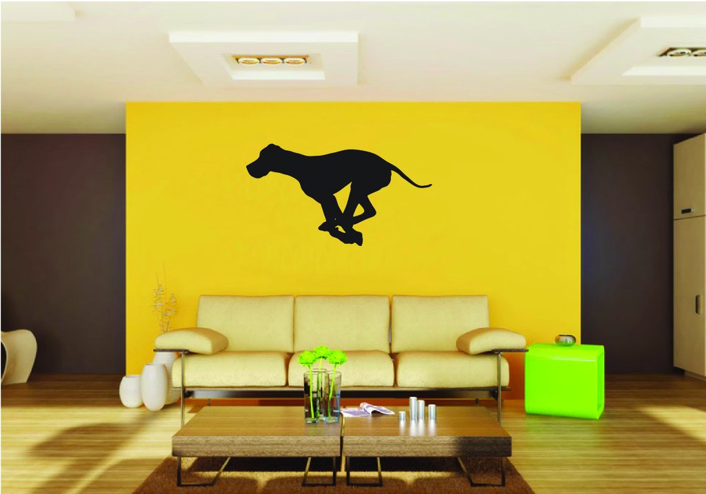 Picniva Great Dane Dog Style 24a Removable Vinyl Wall Decal