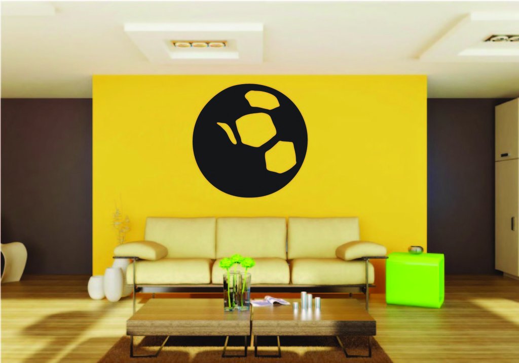Picniva Soccer Ball Style 9 Removable Vinyl Wall Decal