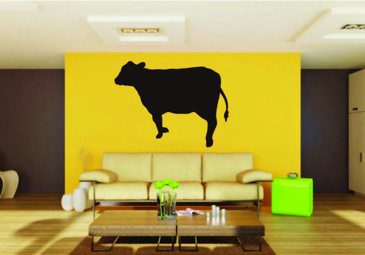 Picniva Cow Sty92 Vinyl Wall Decal, Approx 22 x 17.6 in, Removable