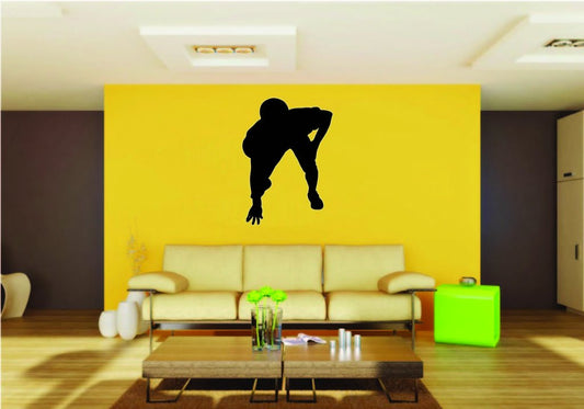 Picniva Football Style 14a Removable Vinyl Wall Decal