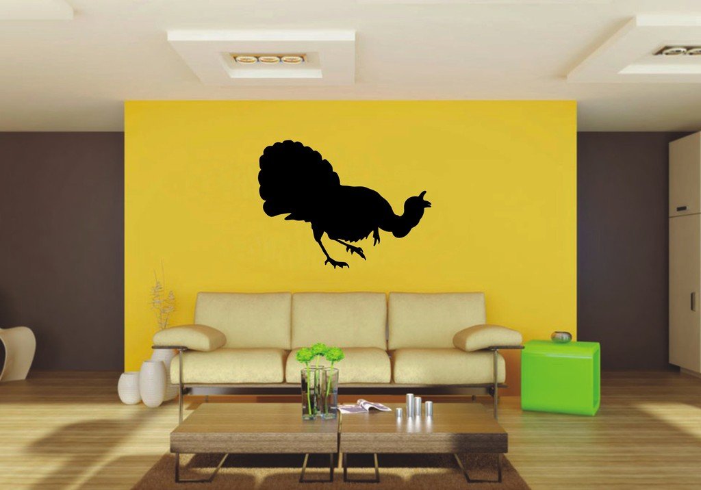 Picniva Turkey Sty9a Vinyl Wall Decal, Approx 22 x 16.35 in, Removable