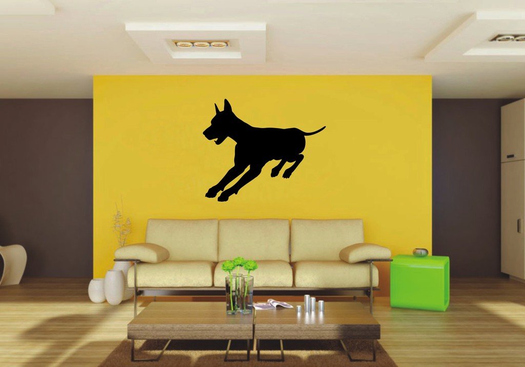 Picniva 22x18.43 Doberman Style 4a Vinyl Wall Decal Dog Breed