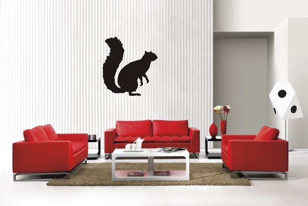 Picniva Squirrel Style10 Wall Decal Removable Home Decor