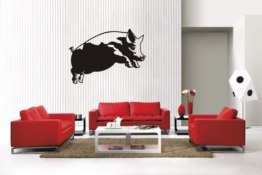 Picniva Pig Style1 Wall Decal Removable Home Decor