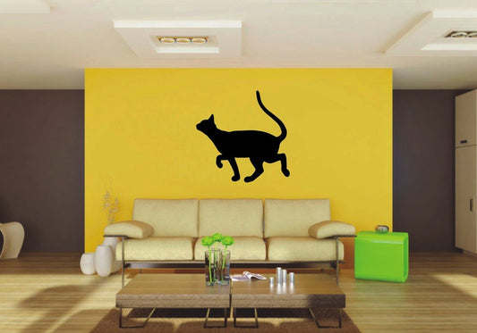 Picniva 22x21.65 Devon rex Style 12 Vinyl Wall Decal Cat Breed
