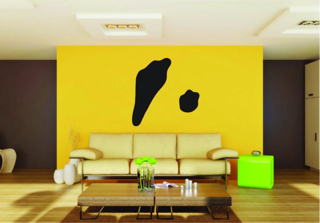 Picniva Cottontail Track Vinyl Wall Decal, Removable, Home Decor