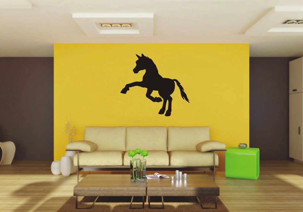 Picniva Pony Style 10a Removable Vinyl Wall Decal Equestrian Kids Decor Art