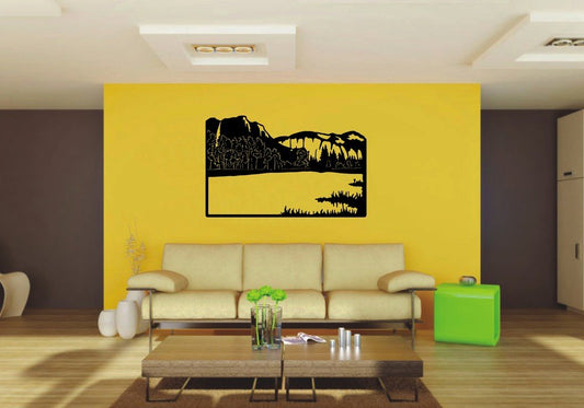 Picniva 22x13.91 Scenery Style 1 Vinyl Wall Decal Nature