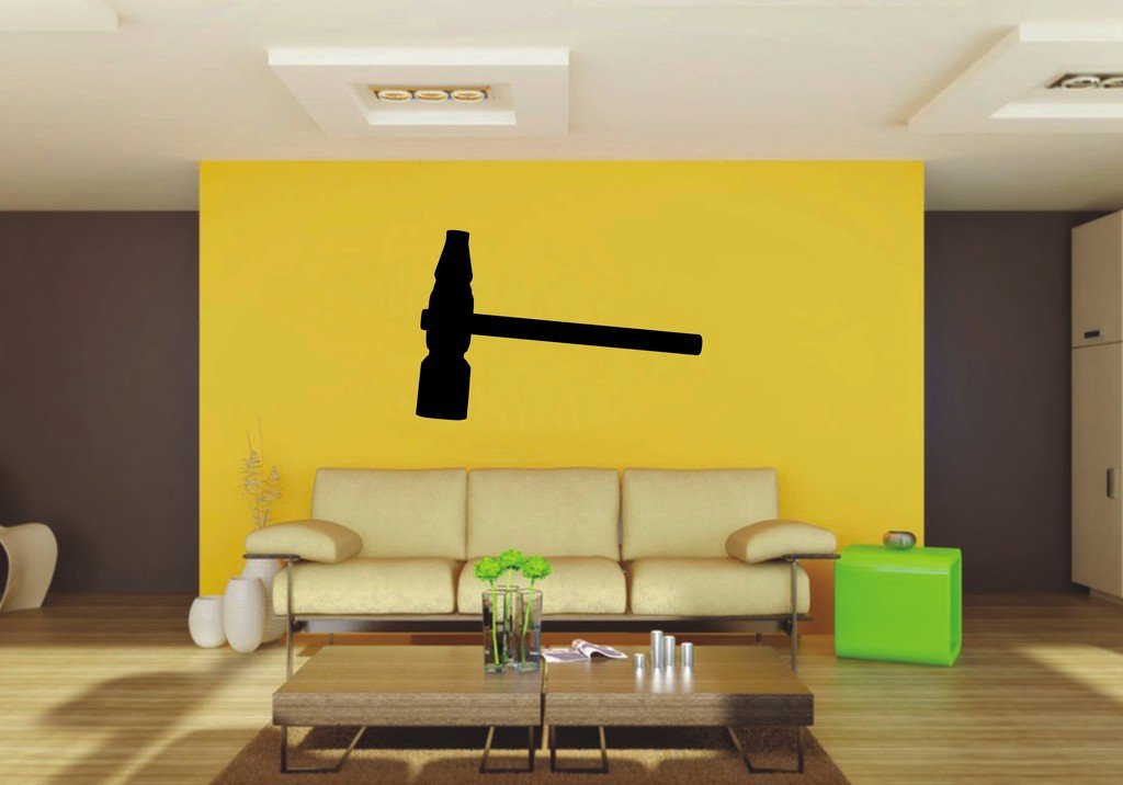 Picniva 22x14.62 Hammer Style 4a Vinyl Wall Decal Workshop