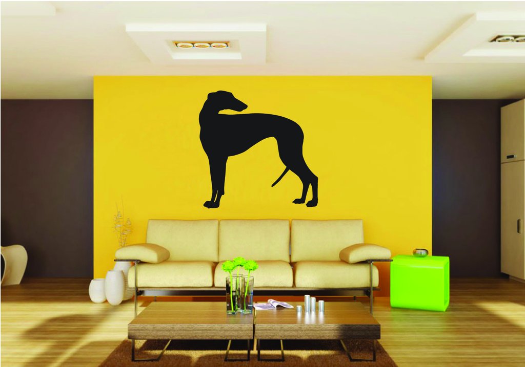 Picniva Greyhound Dog Style 3 Removable Vinyl Wall Decal