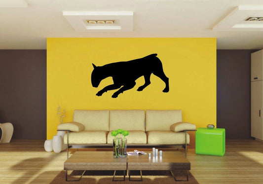 Picniva 22x12.53 Bull Terrier Style 12 Vinyl Wall Decal Dog Breed