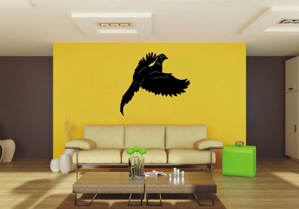 Picniva Pheasant Sty7 Vinyl Wall Decal, Approx 22 x 20.11 in, Removable