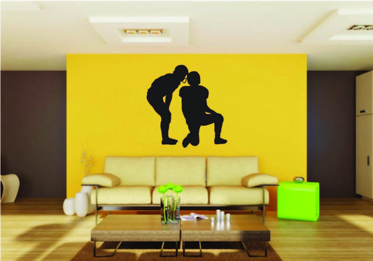Picniva Football Style 13a Removable Vinyl Wall Decal