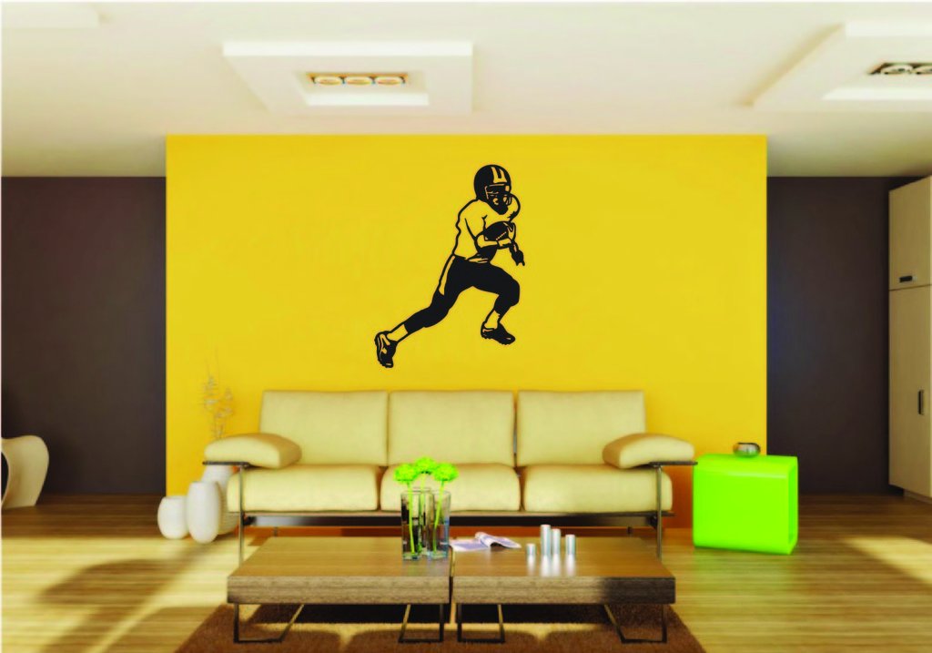 Picniva Football Style 15 Removable Vinyl Wall Decal