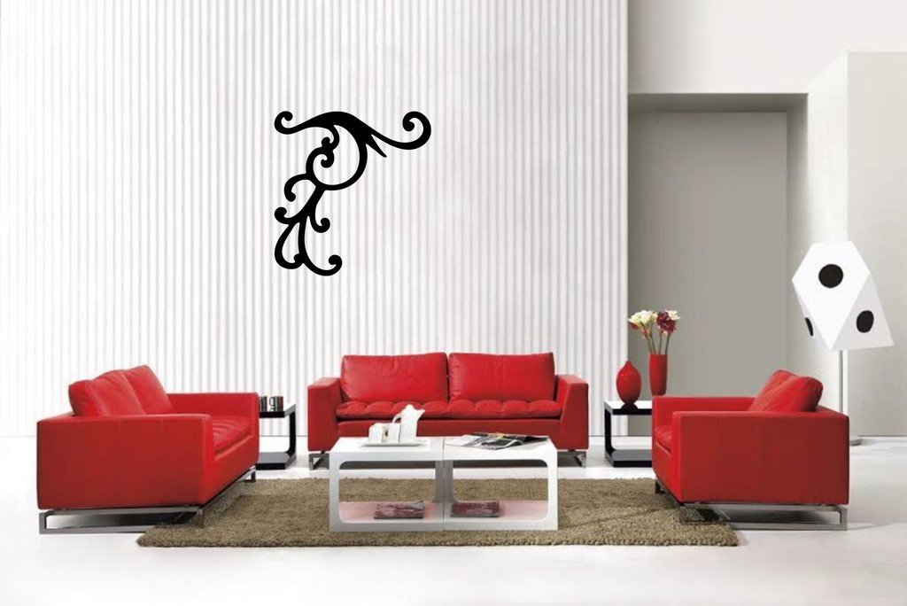 Picniva Scroll Style29 Wall Decal Removable Home Decor