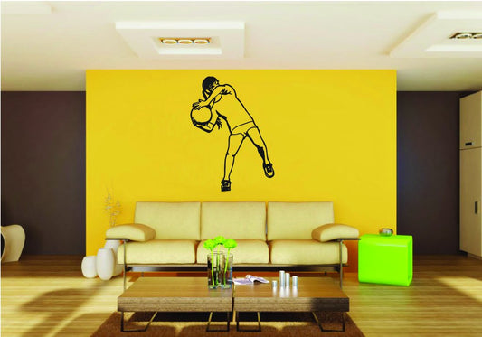 Picniva Soccer Girl Style 34 Removable Vinyl Wall Decal