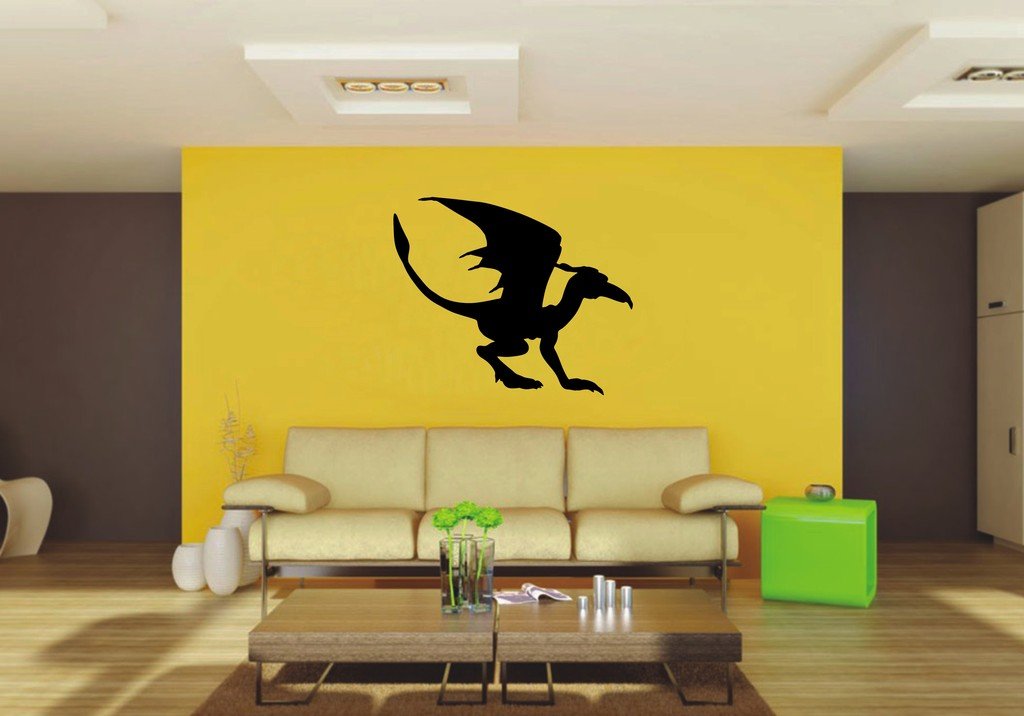 Picniva 22x18.21 Gargoyle Style 4 Vinyl Wall Decal Fantasy Decor