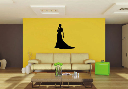 Picniva 22x26.78 Wedding Style 13a Vinyl Wall Decal Figure