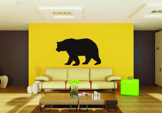 Picniva Bear Sty12 Vinyl Wall Decal, Approx 22 x 13.2 in, Removable