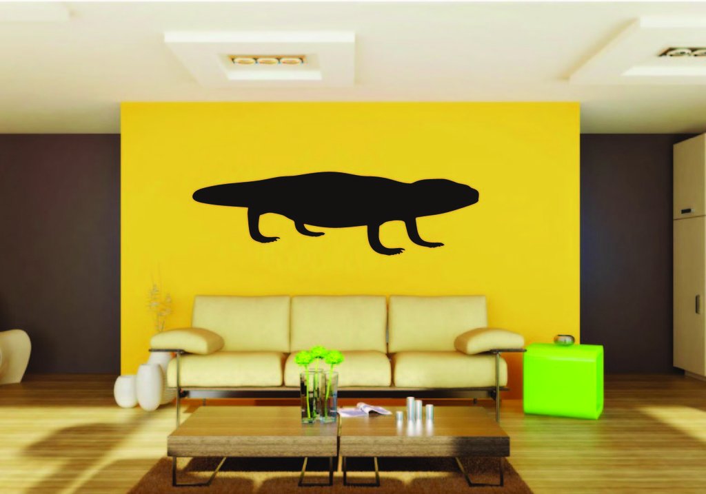 Picniva Gila Monster Sty1 Vinyl Wall Decal, Removable, Home Decor