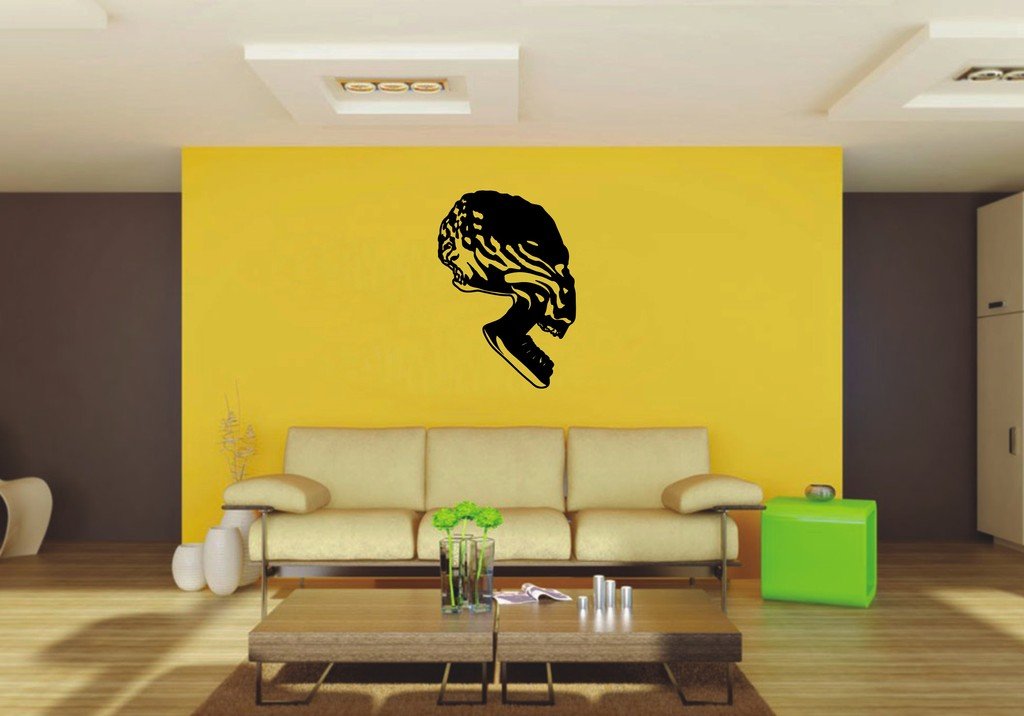 Picniva 22x31.58 Skull Style 9 Vinyl Wall Decal Fantasy Decor