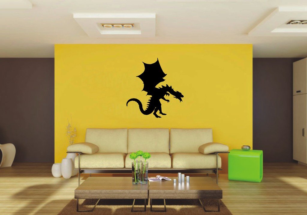 Picniva 22x23.09 Dragon Style 33 Vinyl Wall Decal Fantasy Decor