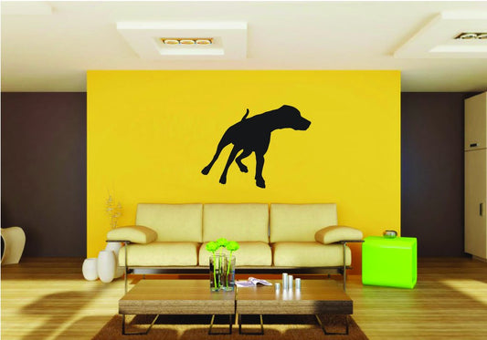Picniva Hound Dog Style 4 Removable Vinyl Wall Decal