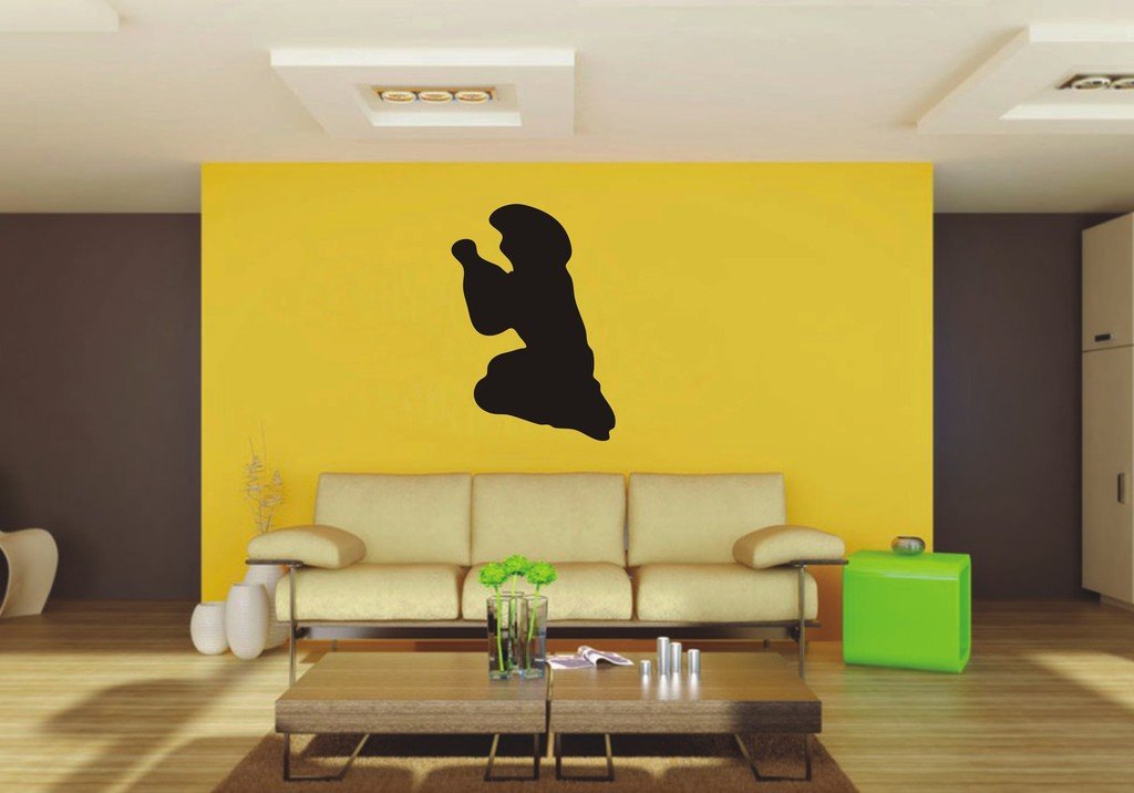 Picniva Cowboy Sty1a Vinyl Wall Decal, Approx 22 x 31.79 in, Removable