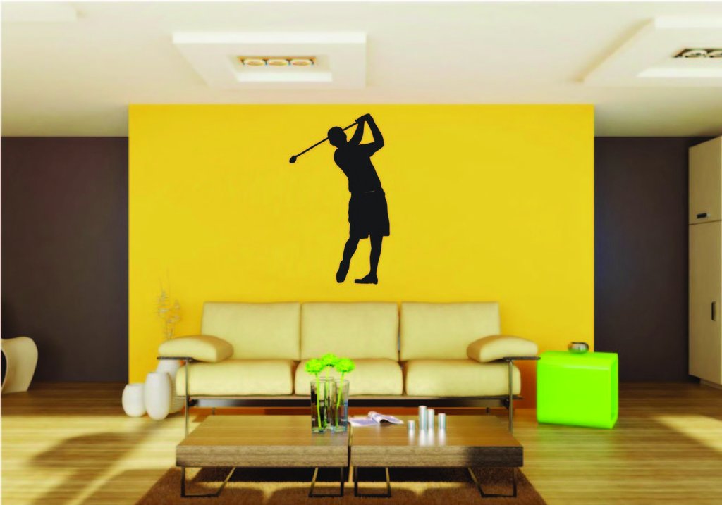 Picniva Golf Style 2 Removable Vinyl Wall Decal