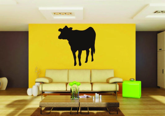 Picniva Cow Sty51 Vinyl Wall Decal, Approx 22 x 24.2 in, Removable