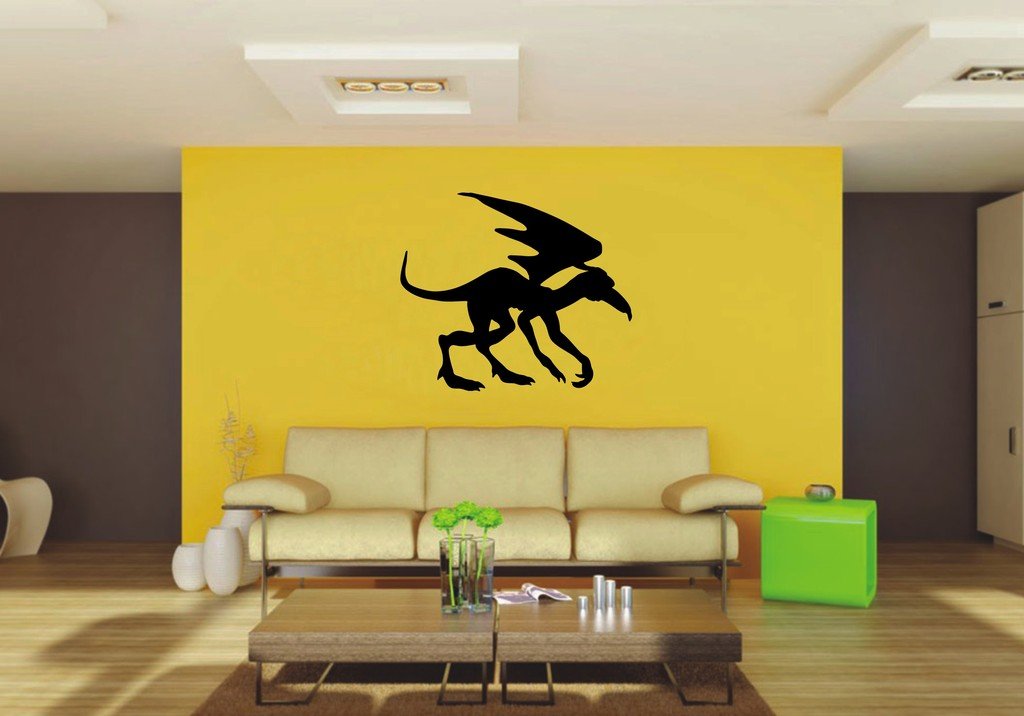 Picniva 22x18.87 Gargoyle Style 12 Vinyl Wall Decal Fantasy Decor