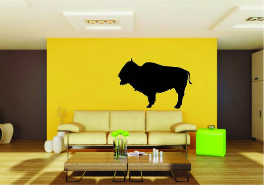Picniva Bison Sty2a Vinyl Wall Decal, Approx 22 x 14.94 in, Removable