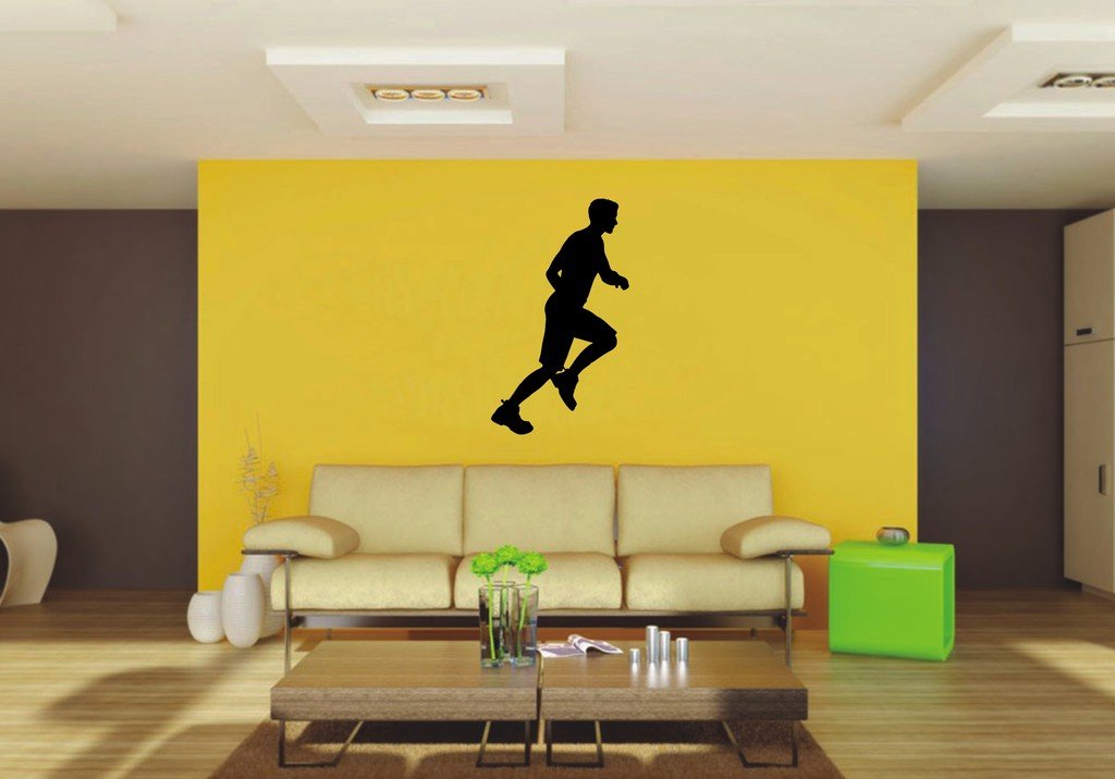 Picniva Running Style 5 Wall Decal Figure Silhouette Decor