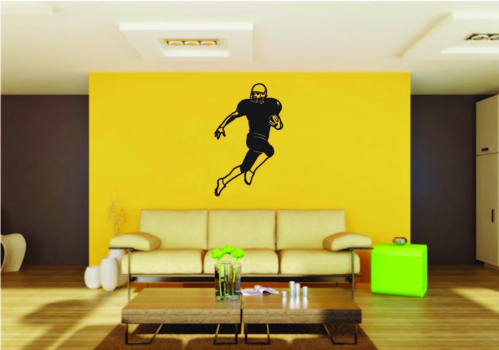 Picniva Football Style 4 Removable Vinyl Wall Decal