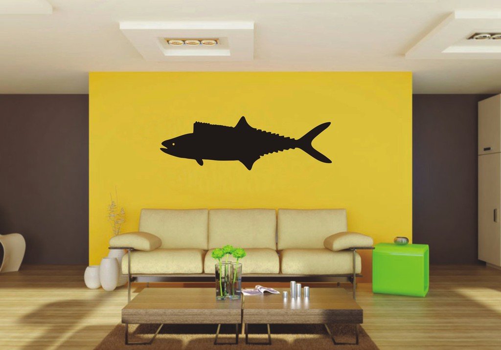 Picniva Fish Sty71 Vinyl Wall Decal, Approx 22 x 6.93 in, Removable