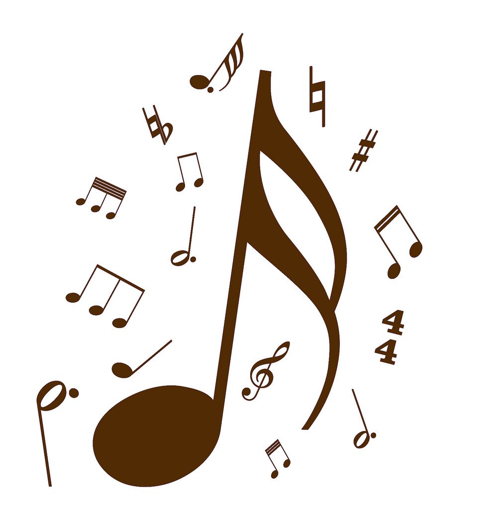 Picniva Sixteenth Note Music Symbols Wall Decal for Musicians