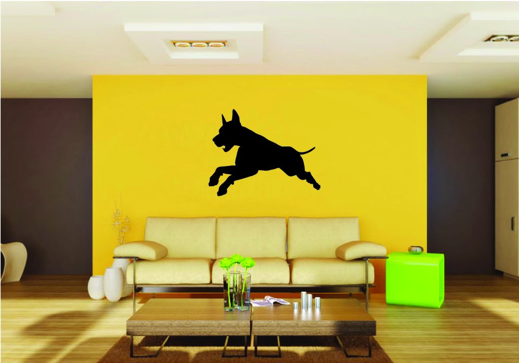 Picniva Doberman Dog Style 7a Removable Vinyl Wall Decal
